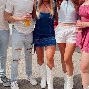 PrettyLittleThing Denim Mini Dress